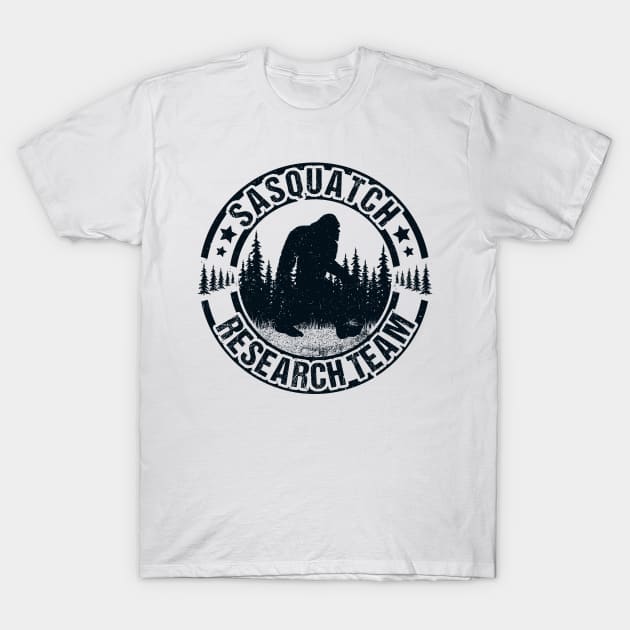 Sasquatch Research Team T-Shirt by Tesszero